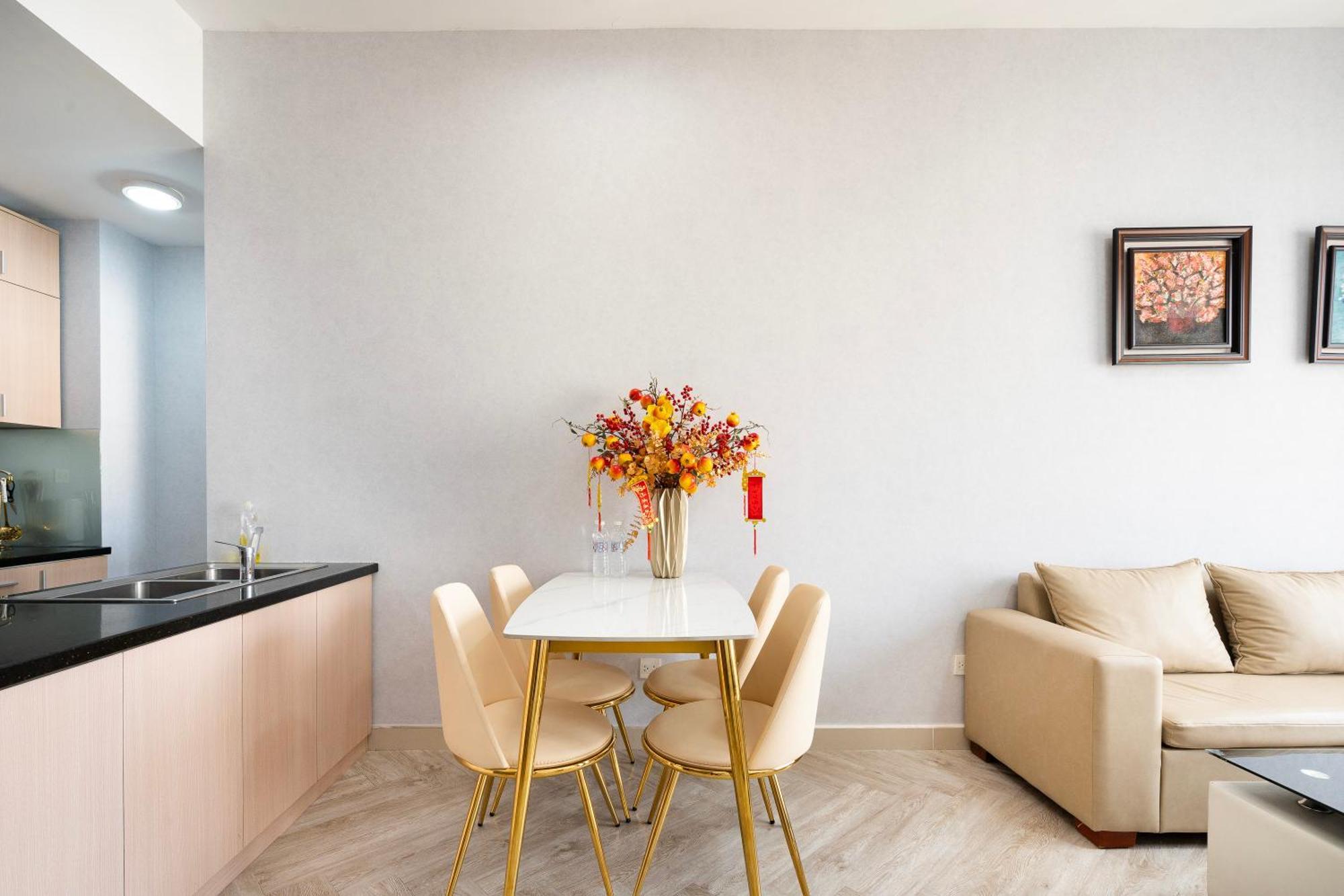 הו צ'י מין סיטי Double E Saigon Apartment In Rivergate Building מראה חיצוני תמונה