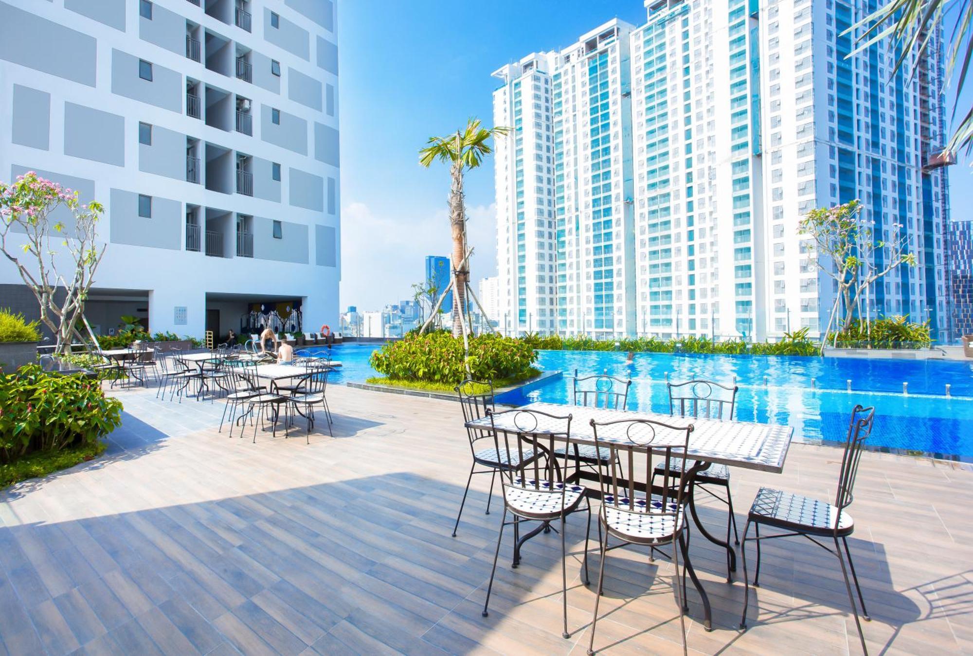 הו צ'י מין סיטי Double E Saigon Apartment In Rivergate Building מראה חיצוני תמונה