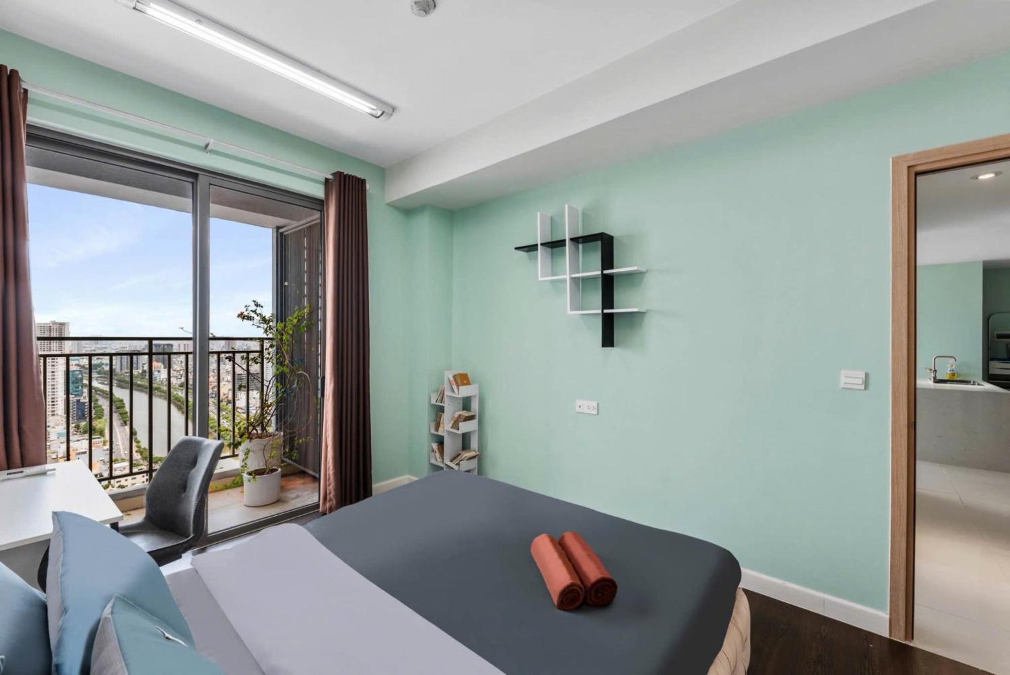 הו צ'י מין סיטי Double E Saigon Apartment In Rivergate Building מראה חיצוני תמונה