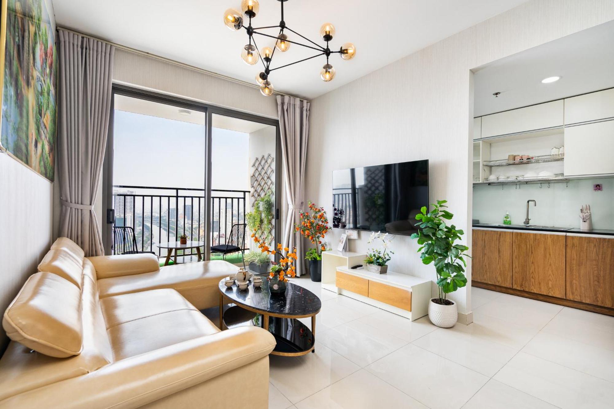 הו צ'י מין סיטי Double E Saigon Apartment In Rivergate Building מראה חיצוני תמונה