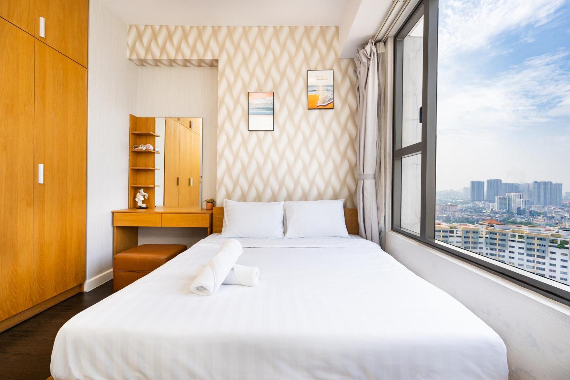 הו צ'י מין סיטי Double E Saigon Apartment In Rivergate Building מראה חיצוני תמונה