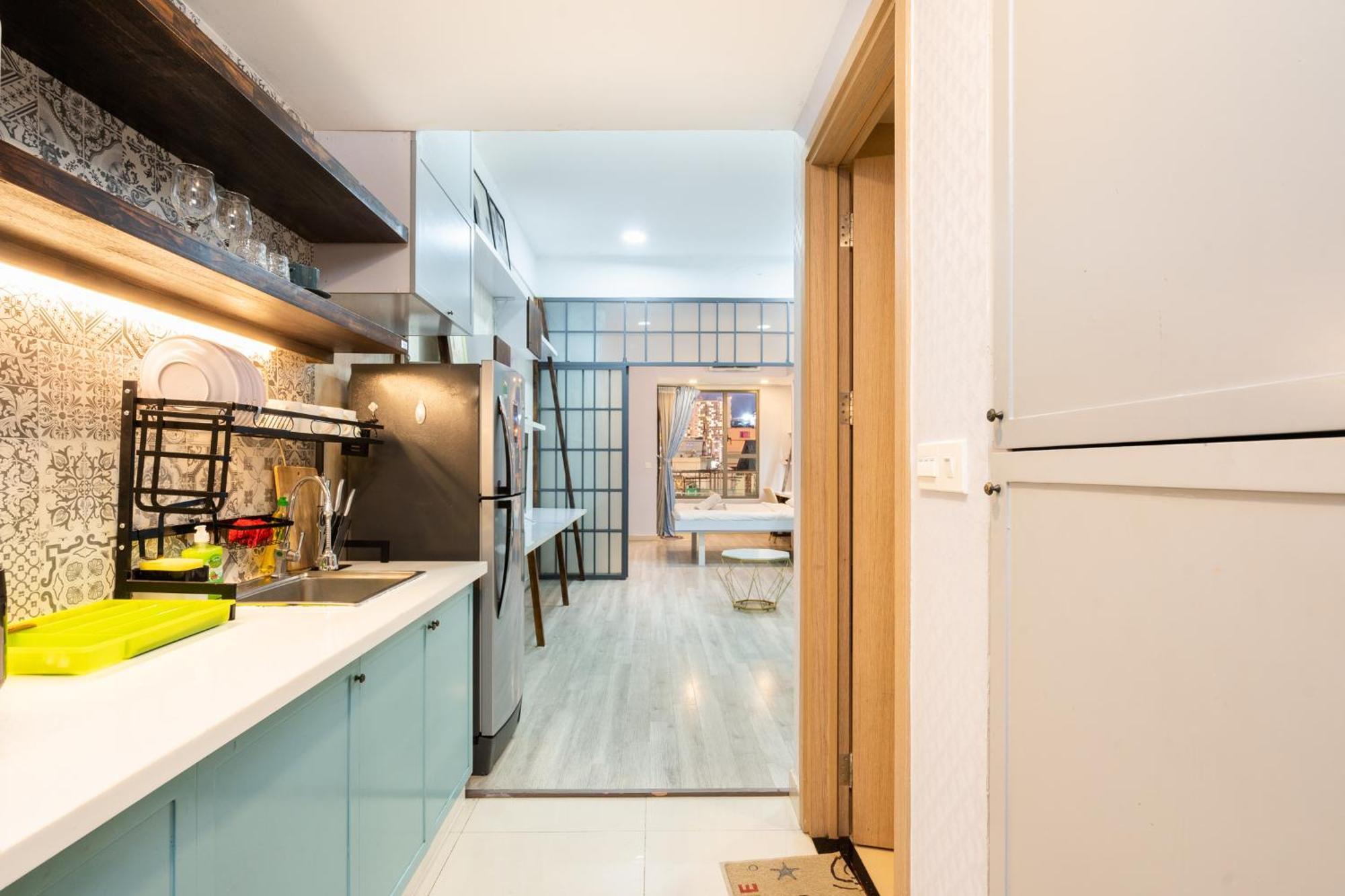 הו צ'י מין סיטי Double E Saigon Apartment In Rivergate Building מראה חיצוני תמונה