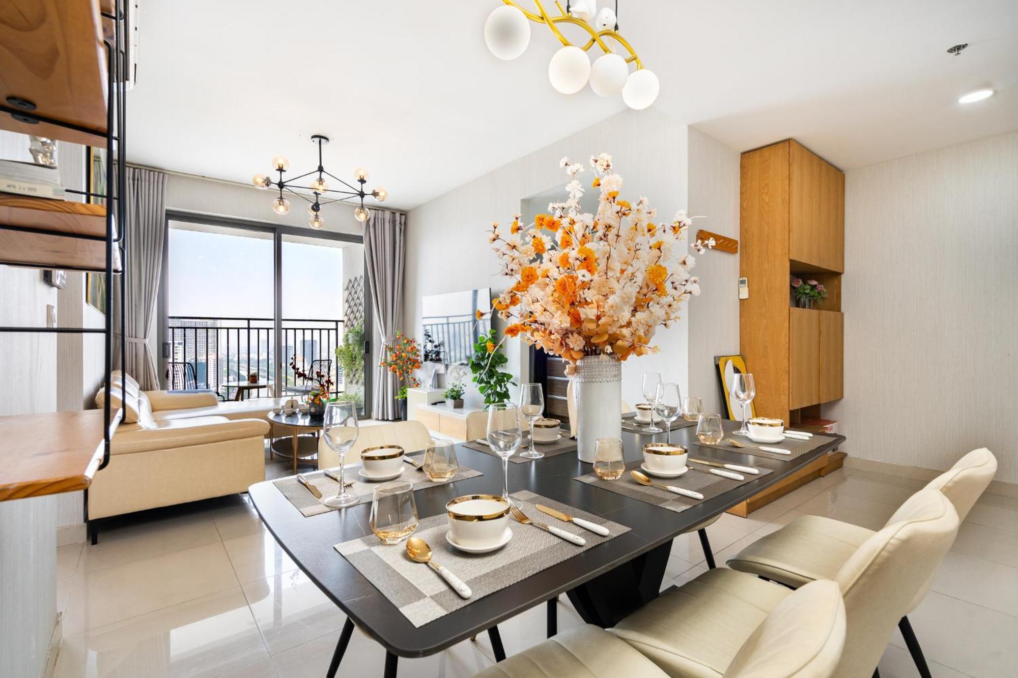 הו צ'י מין סיטי Double E Saigon Apartment In Rivergate Building מראה חיצוני תמונה