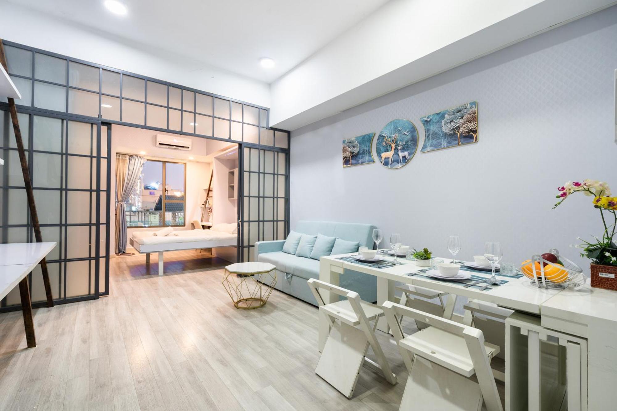 הו צ'י מין סיטי Double E Saigon Apartment In Rivergate Building מראה חיצוני תמונה